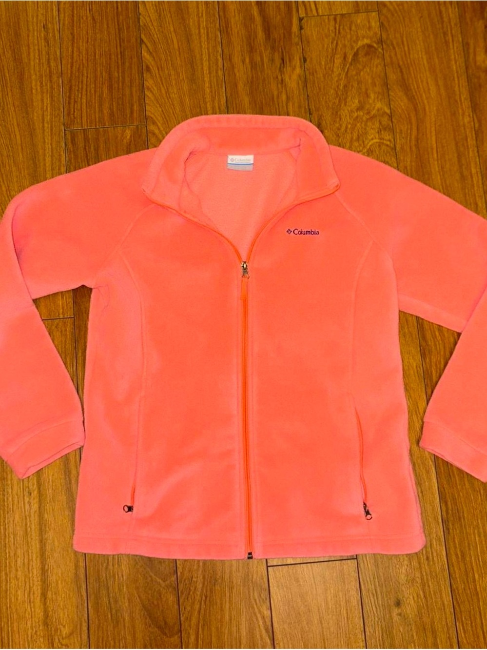 Columbia Kids Coral Pink Full-Zip Fleece Jacket